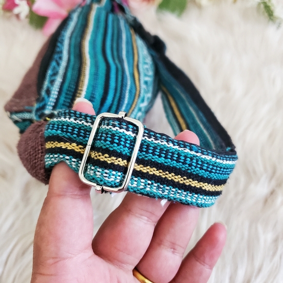 Nwot handmade hemp cotton boho fannypack - Picture 8 of 11